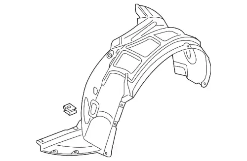 Подкрылок VAG 8V5821172G