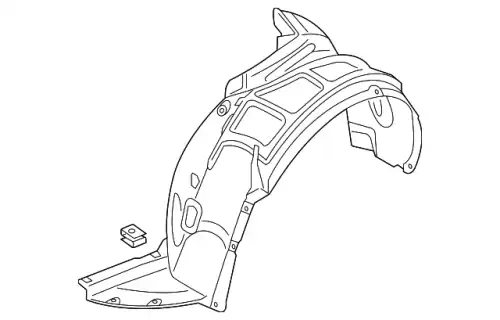 Подкрылок VAG 8V0821171J
