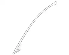 GHP950981F МОЛДИНГ ХРОМИРОВАННЫЙ MAZDA