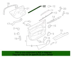 УПЛОТНИТЕЛЬ ДВЕРИ 4L0837480 VAG