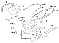 УПЛОТНИТЕЛЬ ДВЕРИ 4L0837480 VAG
