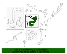  4G0122101B ШЛАНГ VAG
