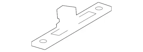  8V0827507B, ПЛАСТИНА ЗАМКА VAG