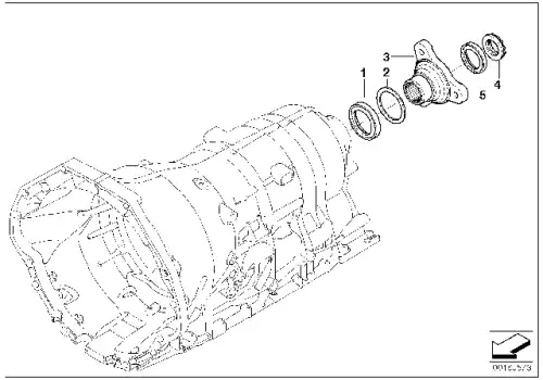 Сальник !28x35.5x5.2 \BMW 1' E81, E82, E87, LCI, E88, 3' E90, E91, E92, E93, 5' E60, E61 24 20 7 588 763