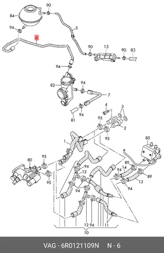 ШЛАНГ 6R0121109N VAG