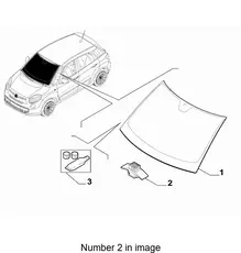 ПОДУШКИ ЛОБ СТЕКЛА PANDA 2003 46541864 CHRYSLER