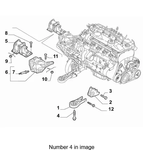 Болт 1351235080 CHRYSLER