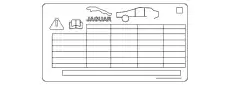 LABEL C2Z24597 JAGUAR