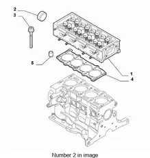 ЗАГЛУШКА ГБЦ 14329101 CHRYSLER