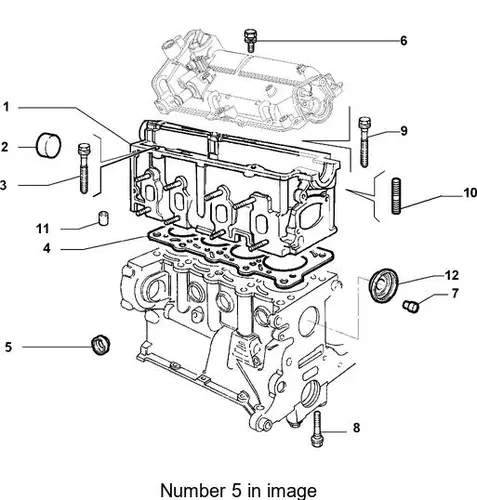 ЗАГЛУШКА ГБЦ 14329101 CHRYSLER
