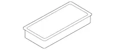 Фильтр воздушный FORD 5C3Z-9601-AA