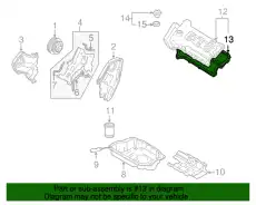 Прокладка клапанной крышки MAZDA KL01-10-2D5A