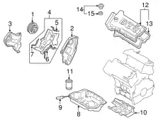 Прокладка клапанной крышки MAZDA KL01-10-2D5A