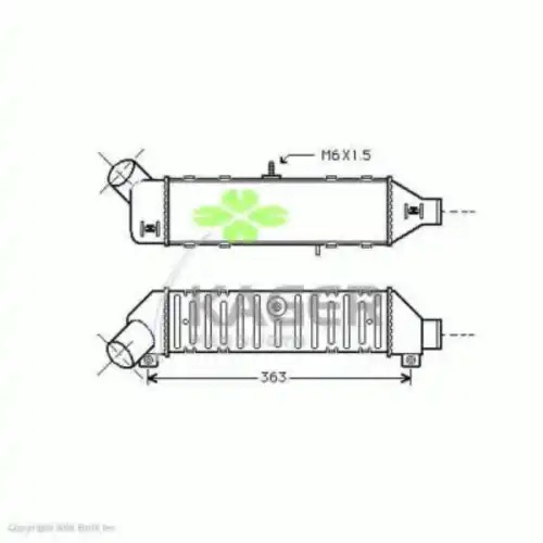 Интеркулер KAGER 31-4081