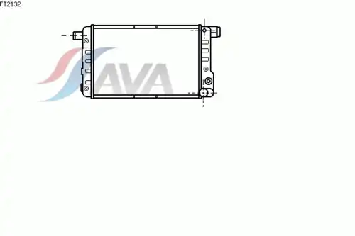 Радиатор системы охлаждения двигателя AVA FT2132