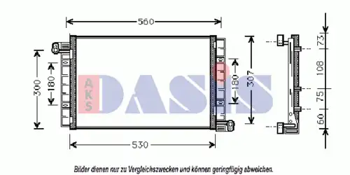Конденсатор, кондиционер 082003N AKS DASIS