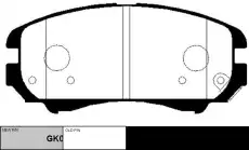 Тормозные колодки дисковые CTR CKKK-1
