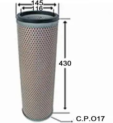 Фильтр воздушный JS ASAKASHI A571J
