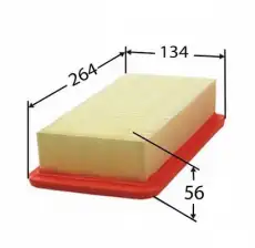 Фильтр воздушный JS ASAKASHI A9608PU