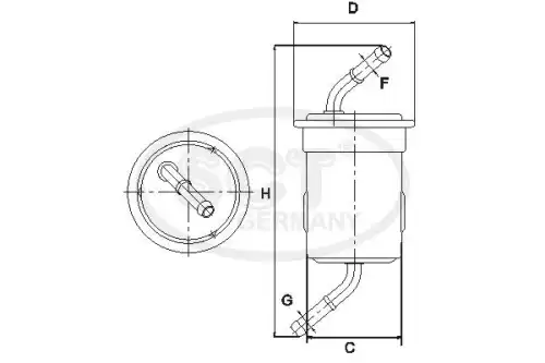 Топливный фильтр SCT ST6506