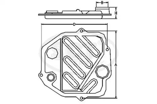 Фильтр масляный SCT SG1058