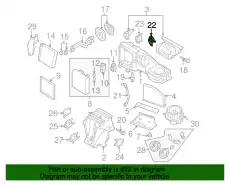 двигатель исполнительный, высота оси вра 3C1-907511H VAG