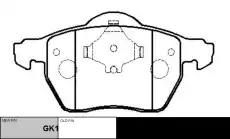 Тормозные колодки дисковые CTR CKVW-9
