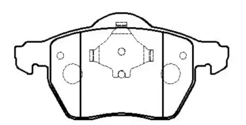Тормозные колодки дисковые CTR CKVW-9