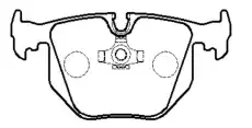 Тормозные колодки дисковые CTR CKB-18