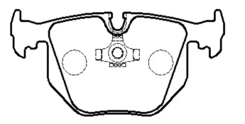 Тормозные колодки дисковые CTR CKB-18