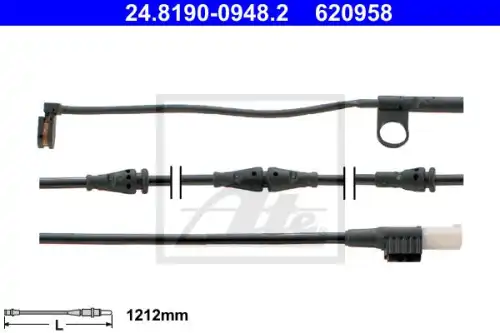 Датчик тормозных колодок ATE 24.8190-0948.2