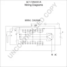 Генератор трехфазный AC172RA 301A 28V 140A PRESTOLITE ELECTRI