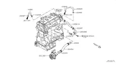 HOSE-WATER GALL 140563TA0A NISSAN