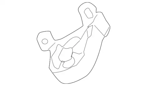 Кронштейн подвески глушителя 3D0253144A VAG