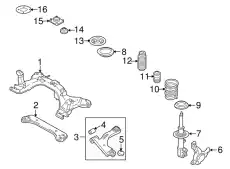 Рычаг подвески MAZDA ZZC1-34-310