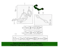 САЙЛЕНТБЛОК ПОДУШКИ ДИФФЕРЕНЦИАЛА GP9A-28-69XA MAZDA