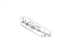 привод левый Hyun 49591-2K001 HYUNDAI