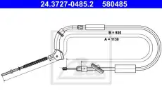 трос ручника!\ MB W169 04-12 24.3727-0485.2 ATE
