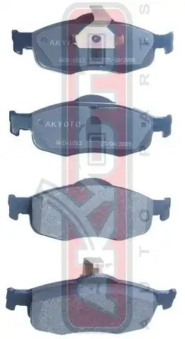 Тормозные колодки дисковые AKYOTO AKD-1012