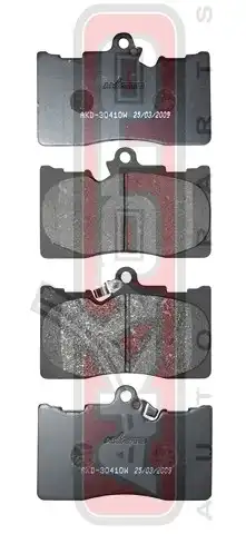 Тормозные колодки дисковые AKYOTO AKD-30410