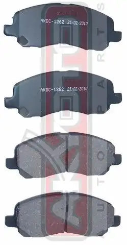 Тормозные колодки дисковые AKYOTO AKDC-1262
