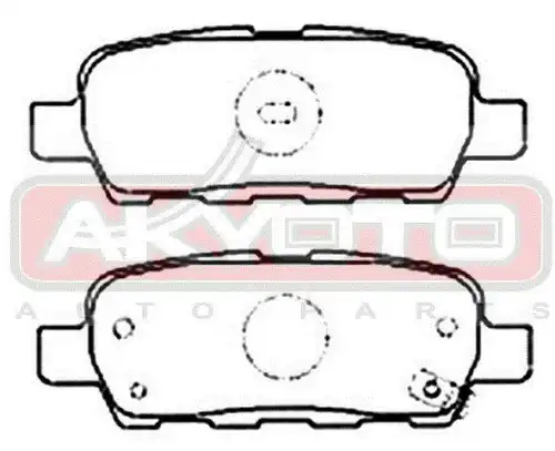 Тормозные колодки дисковые AKYOTO AKDC-2466