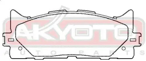 Тормозные колодки дисковые AKYOTO AKDC-562H