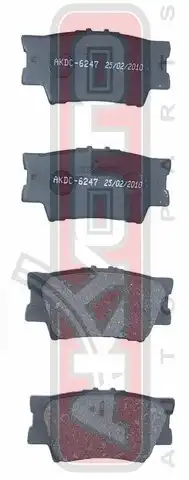 Тормозные колодки дисковые AKYOTO AKDC-6247