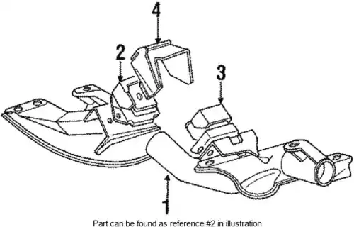 ОПОРА ДВИГАТЕЛЯ MB436833 MITSUBISHI