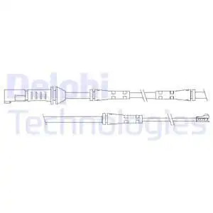 Датчик тормозных колодок DELPHI LZ0239