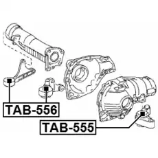  САЙЛЕНТБЛОК ОПОРЫ ДИФФЕРЕНЦИАЛА TAB-556 FEBEST