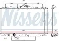 Радиатор кондиционера (конденсатор) NISSENS 68604