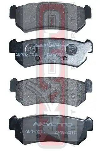 Тормозные колодки дисковые ASVA AKD-0376