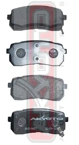 Тормозные колодки дисковые ASVA AKD-0457
